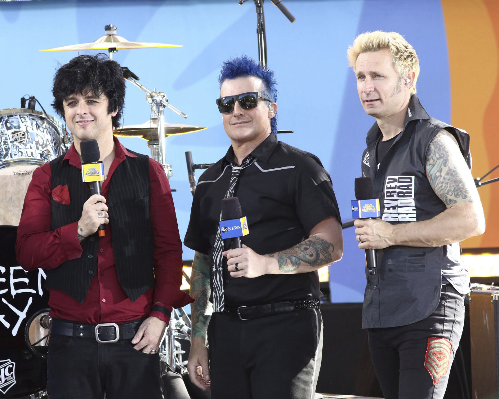 Green Day Performs on ABC's Good Morning America